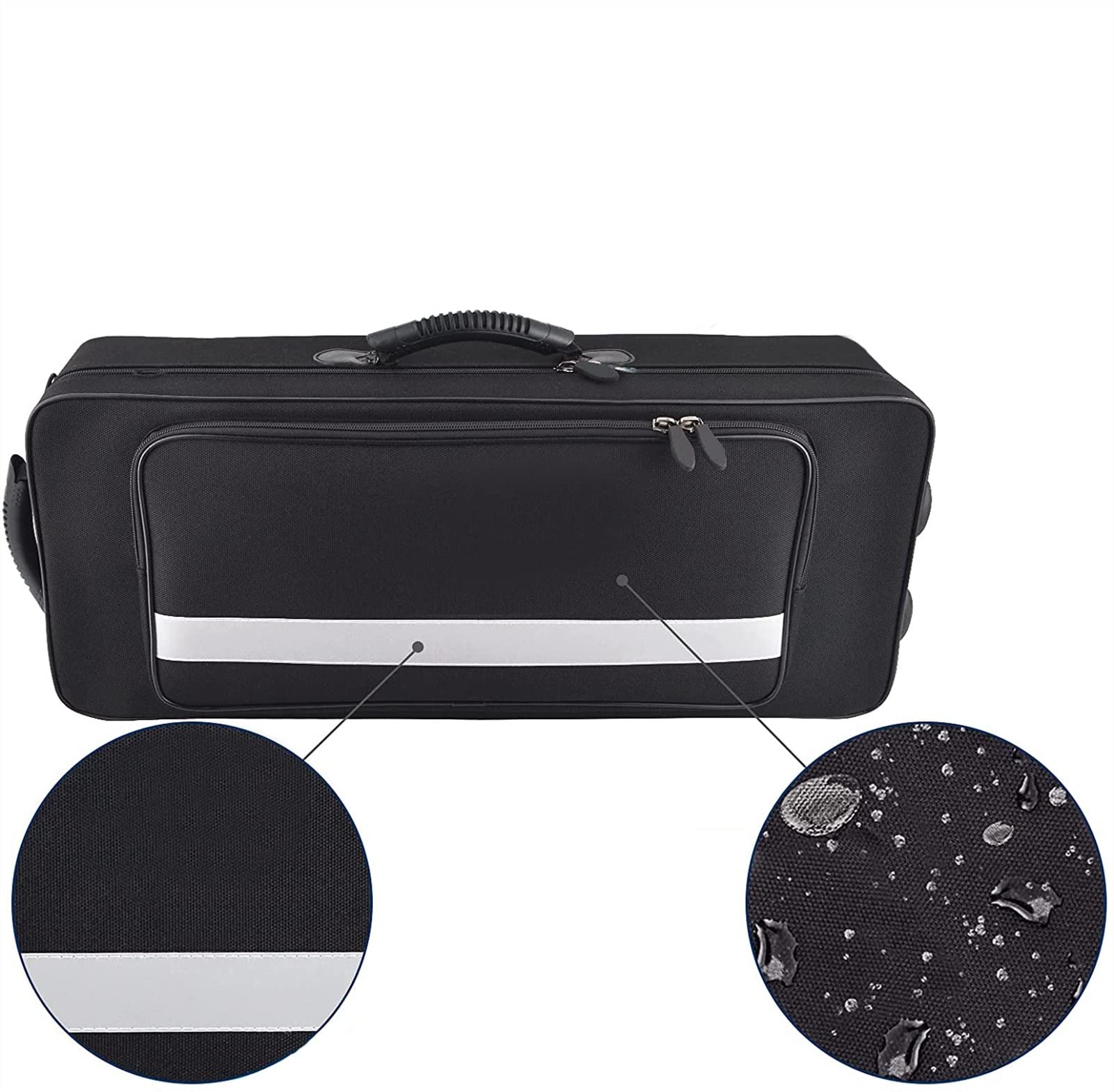 ZUZU Kit Completo per Sassofono Contralto E Piatto per Studenti Principianti Sax Ottone (Color : Dark Blue/Gold)