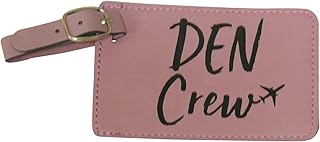 Airspeed Junkies Denver Crew Base Luggage Tag for Flight Attendants, DEN Crew Base, Set of Two