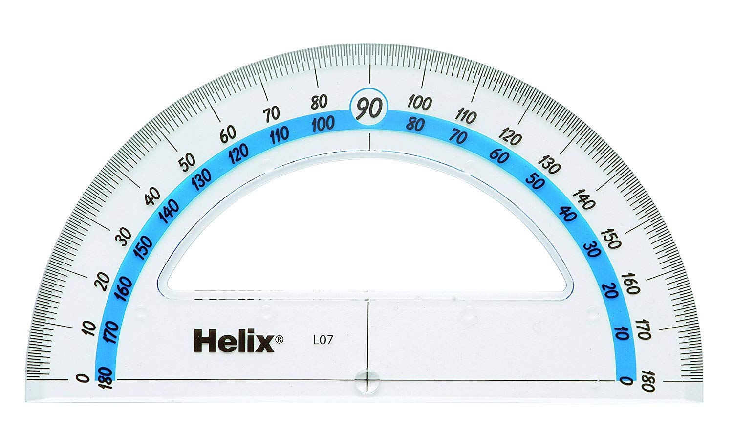 Helix 2x15cm 180 degree Protractor