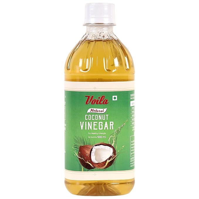 Voila Natural Coconut Vinegar 500 Ml For Cooking & Weight Loss Improve Heart Health