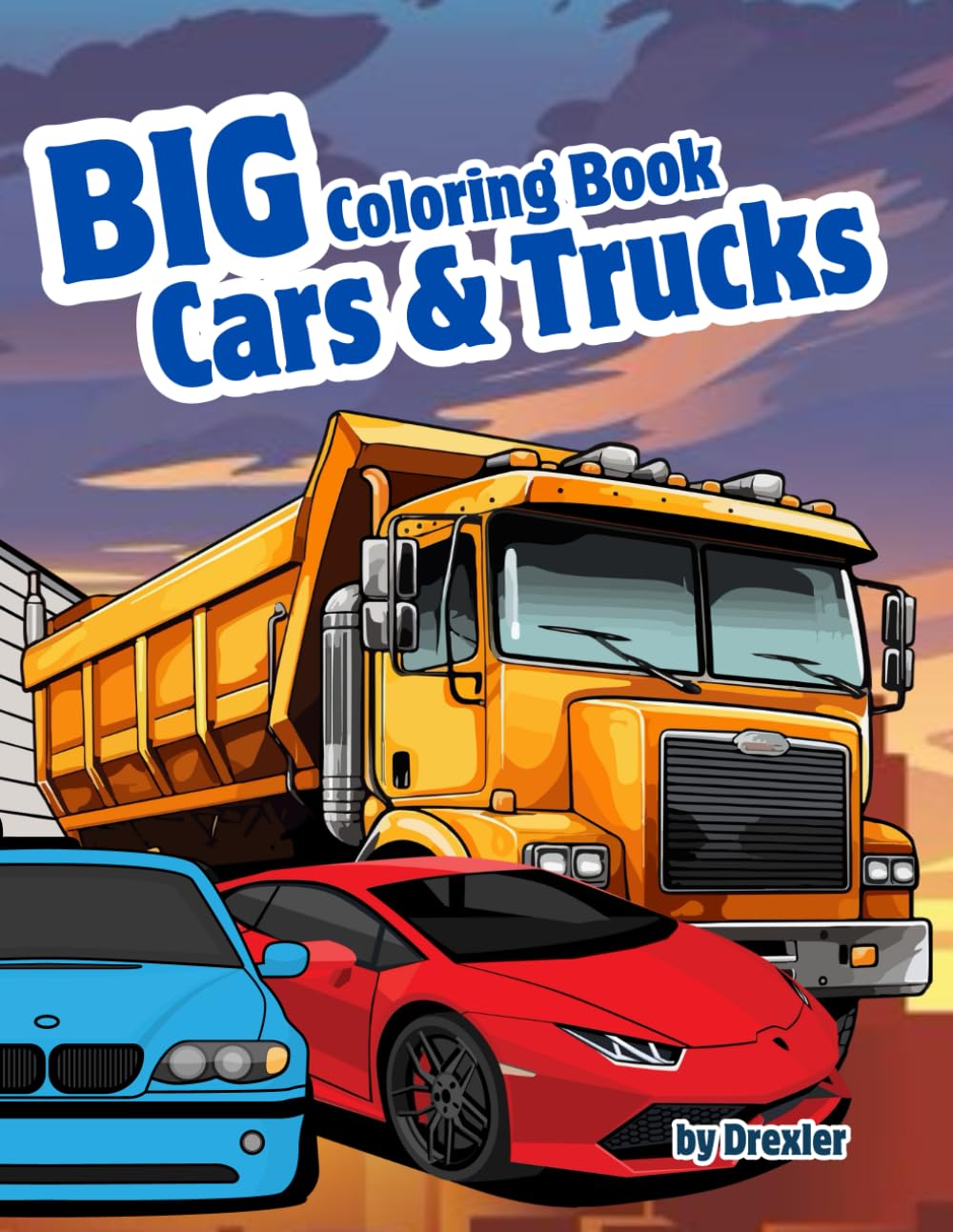 BIG Coloring Book - Cars & Trucks