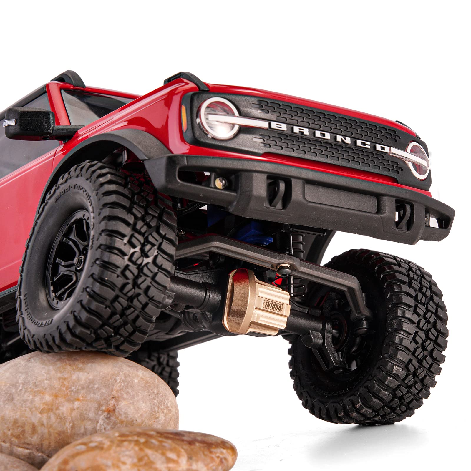 Palumma Coppia Di Copridifferenziale In Ottone Per Traxxas TRX4M 1/18 – Anteriore E Posteriore, Colore Oro