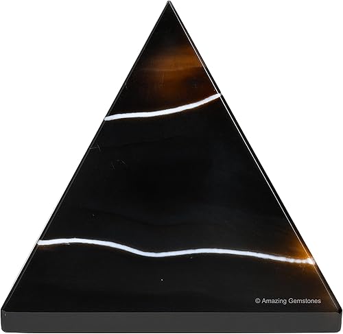 Miniatura 381 de Amazing Gemstone Lapis Lazuli Pyramid Crystal Healing Stones - 2" Great Pyramid Figurine of Natural Stone Pyramid for Meditation, Reiki, Chakra