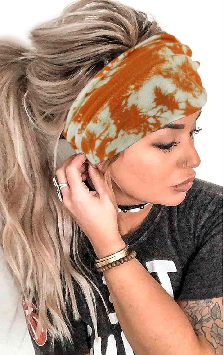 Head Scarfs for Women Wide Headbands Boho Fashion Knotted Head Bands for Adult Women Yoga Sport Hairbands Hair Accessories (6WDryColor3) 4 71SDTd3lYgL. AC SL1500