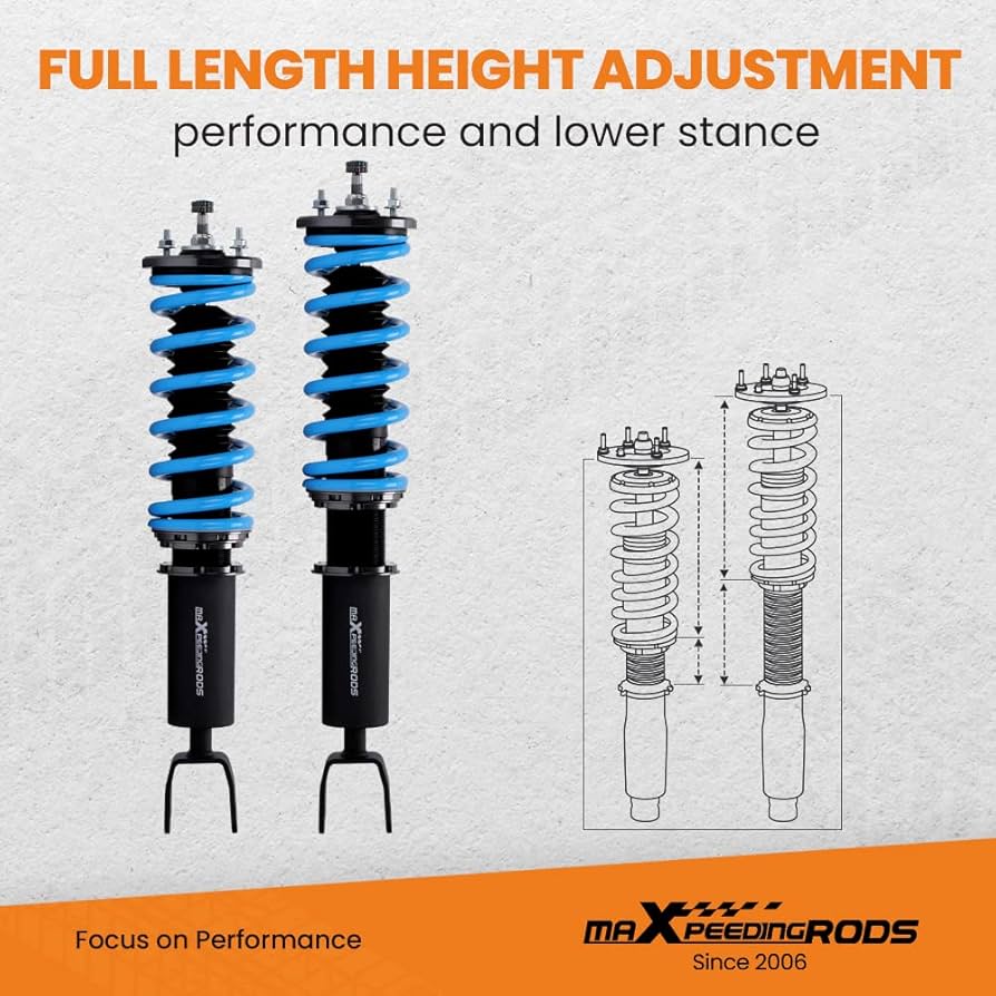 Amazon.com: maXpeedingrods Coilover for Nissan 300ZX Z32 1990-1996