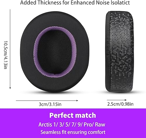 Miniatura 4 de Magic Ice Gel Almohadillas de repuesto para STEELSERIES Arctis 13579ProRaw - Comodidad de enfriamiento de hielo