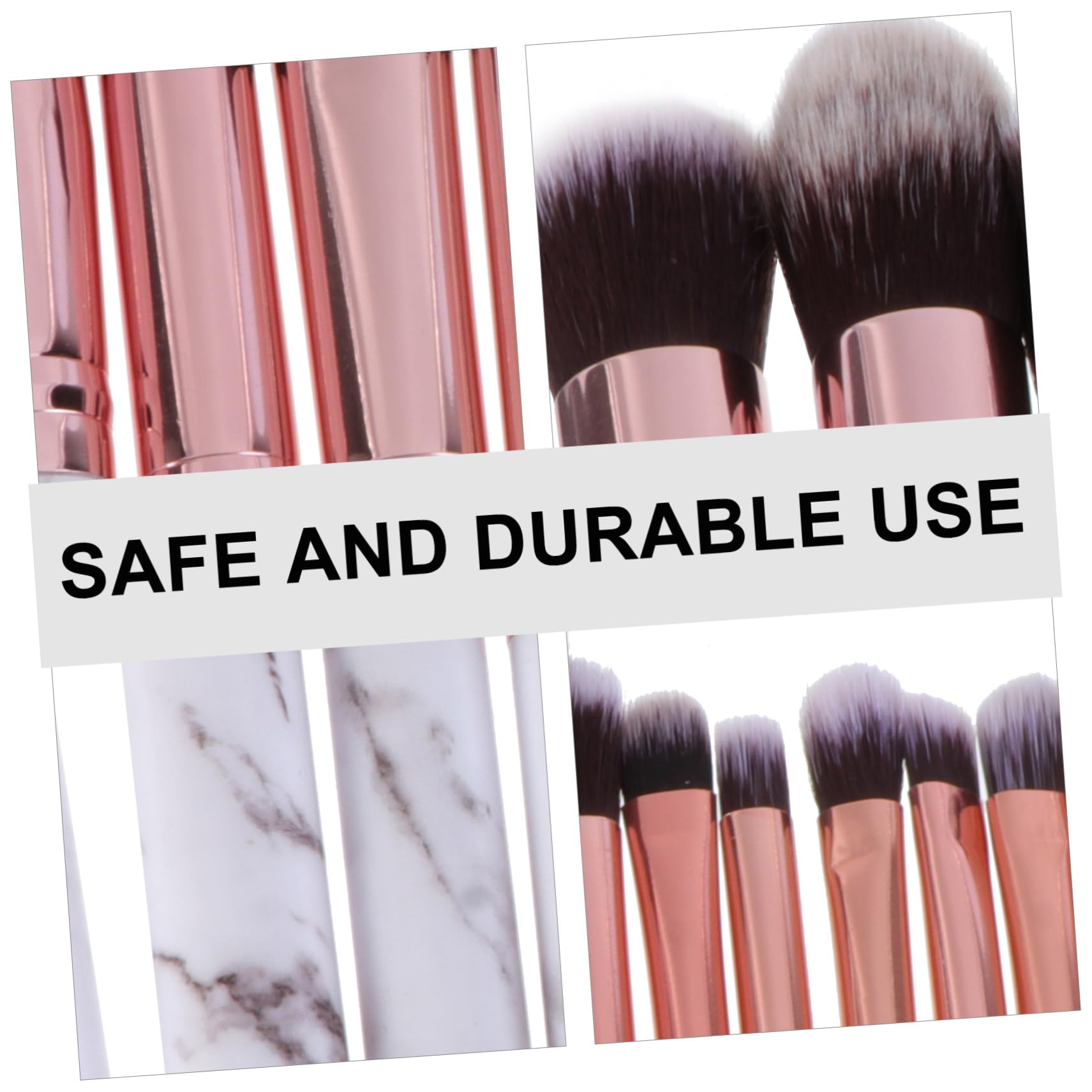 MAGICLULU Set Di 45 Pennelli Per Il Trucco Con Manico in Marmo E Setole in Nylon Set Di Pennelli Per Cosmetici Per Donne Uso Quotidiano E Quotidiano