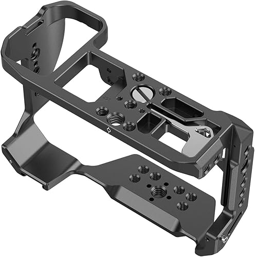 Miniatura 4 de SmallRig Jaula de aleación de aluminio para cámara Nikon Z5 / Z6 / Z7 / Z6II / Z7II con riel NATO incorporado y soporte de zapata fría para