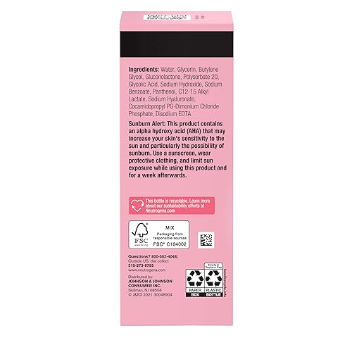 Miniatura 10 de Neutrogena Skin Perfecting - Exfoliante facial líquido diario con mezcla de 7 AHAPHA  HA para suavizar exfoliar y reponer la piel seca exfoliante