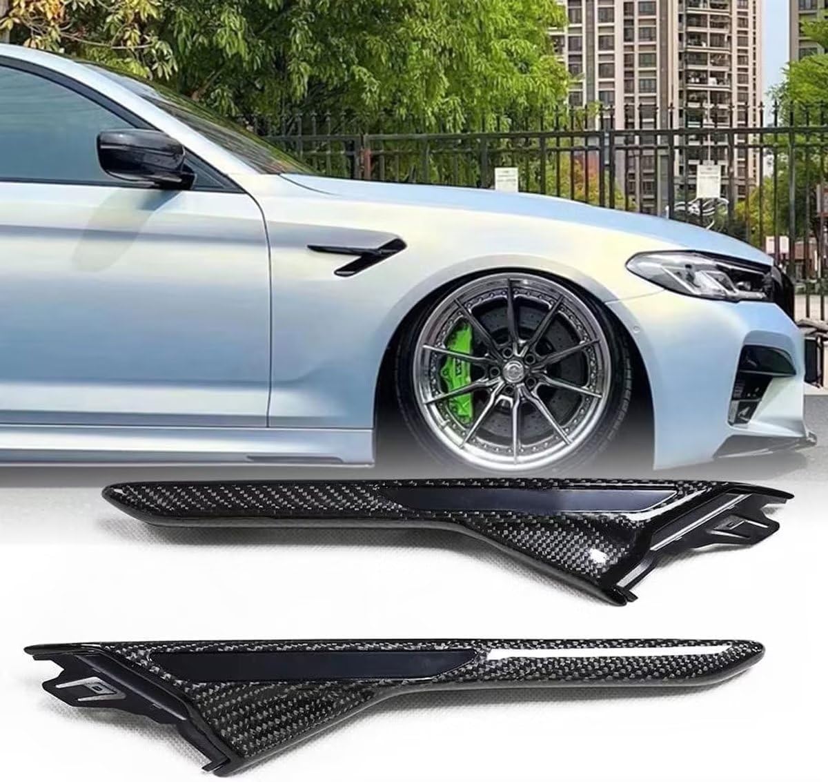 Becquets avant pour BMW Série 5 G30 et F90 M5, spoiler de pare-chocs 2017-2023