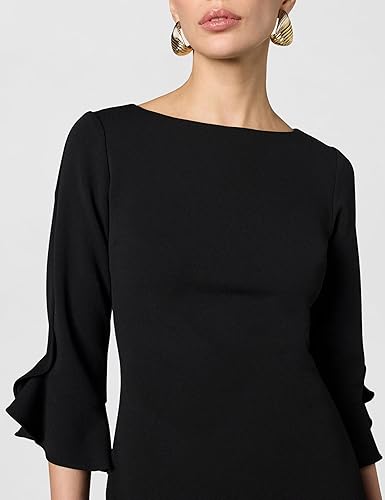 Miniatura 5 de Karl Lagerfeld Womens Tulip Sleeve Crepe Dress