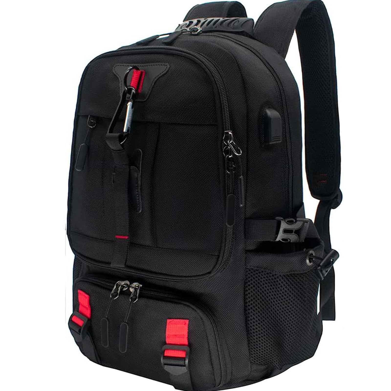 DUSLANG Travel laptop backpack, Extra Large 65L Traveling College Backpack,Large Capacity Backpack for Men Women,Fits 17 Inch Computer, USB Charging