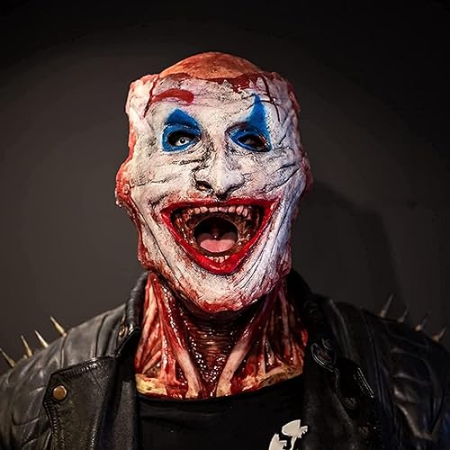 Miniatura 1 de Máscara de Halloween doble pelable, máscara de calavera espeluznante de cabeza completa, disfraz de terror de Halloween, accesorios de látex.