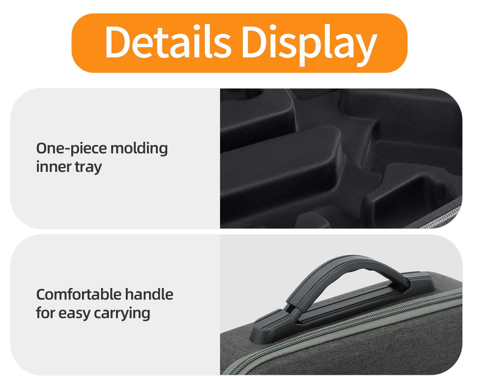 RC GearPro Ronin RS 4 Sac de Transport Sac à bandoulière Résistant aux Chocs Coque Dure Sac de Voyage pour DJI RS 4 Ronin Stabilisateur à cardan Accessoires Portable Protecteur de Protection Sac