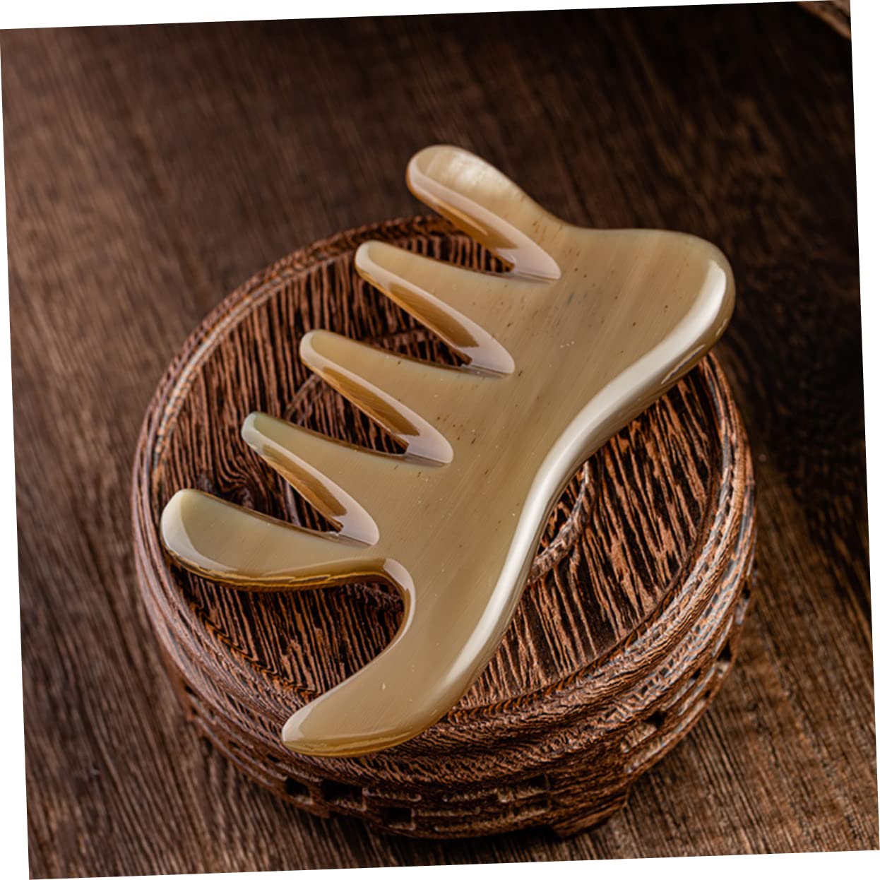 Healeved 2pezzi Comb Massaggiatore Per Capelluto e Strumento Guasha Per Relax e Circolazione e