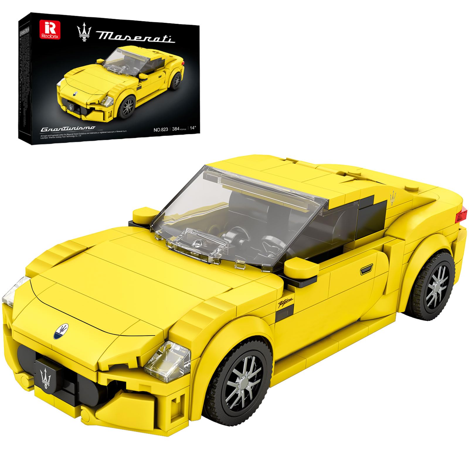 バリバ　第三転　RR レオウ Amazon.com: Reobrix Super Sports Car Building Blocks Sets Mini