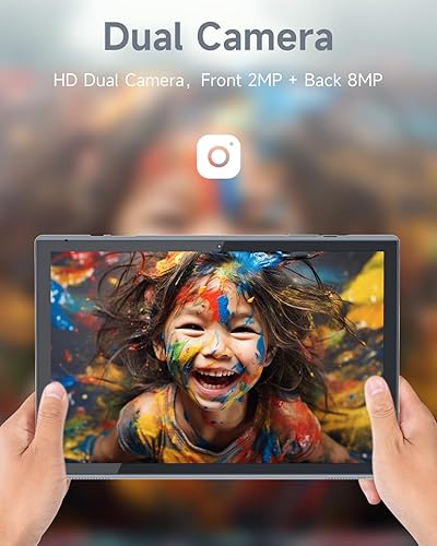 Miniatura 3 de ZZB Tableta Android de 10 pulgadas, 32 GB ROM 1 TB Expand, batería de 6000 mAh, procesador de cuatro núcleos 2 GB RAM Tableta, cámara de 8 MP WiFi