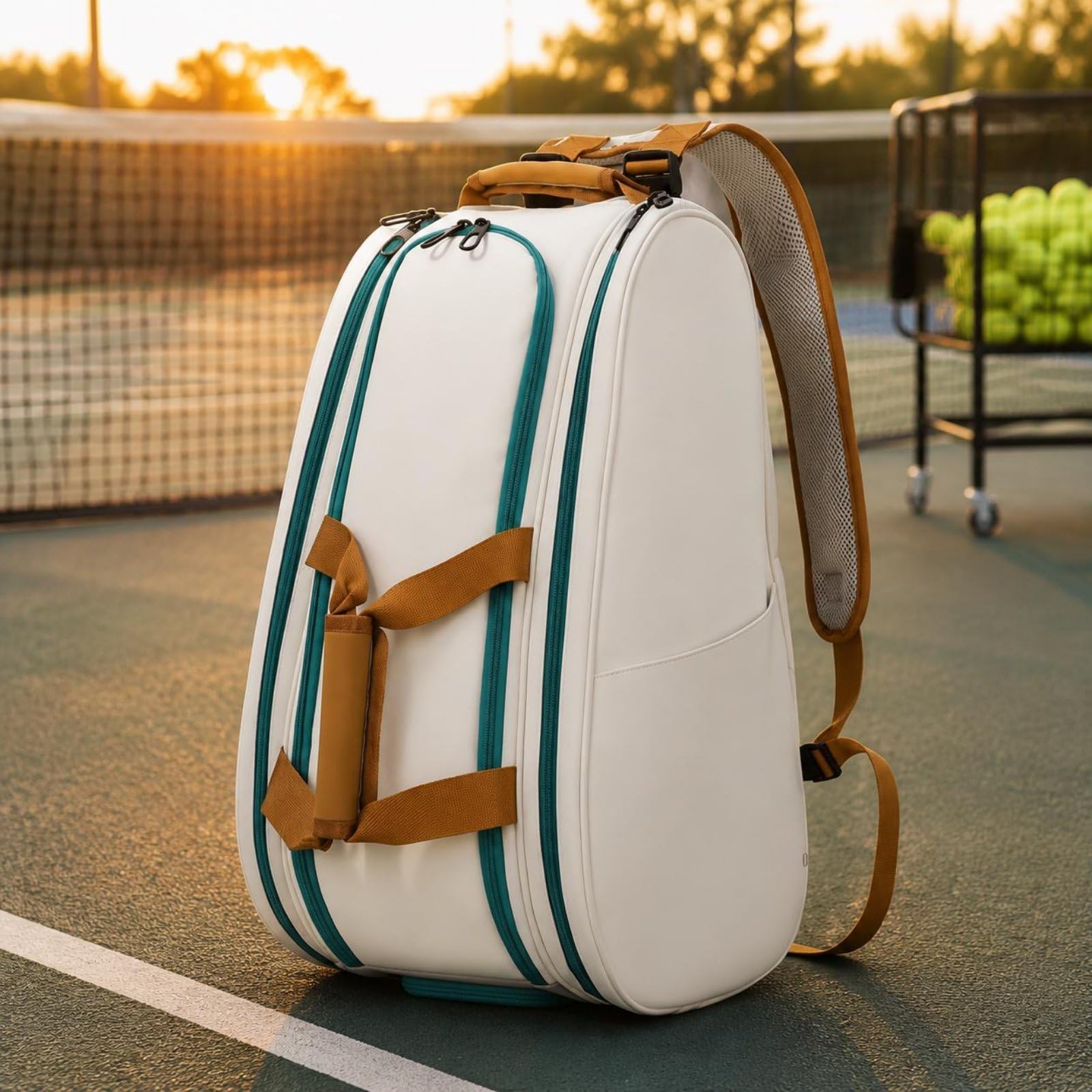 Zaino Sportivo Impermeabile Leggero Zaino da Tennis Multifunzione Borsa da Pickleball per Uomini