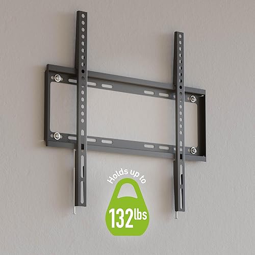 Miniatura 5 de D-Line Soporte de pared para televisores de 32 a 70 pulgadas, perfil ultra bajo, soporte de TV delgado y plano a pared, VESA 7.874 x 7.874 in -
