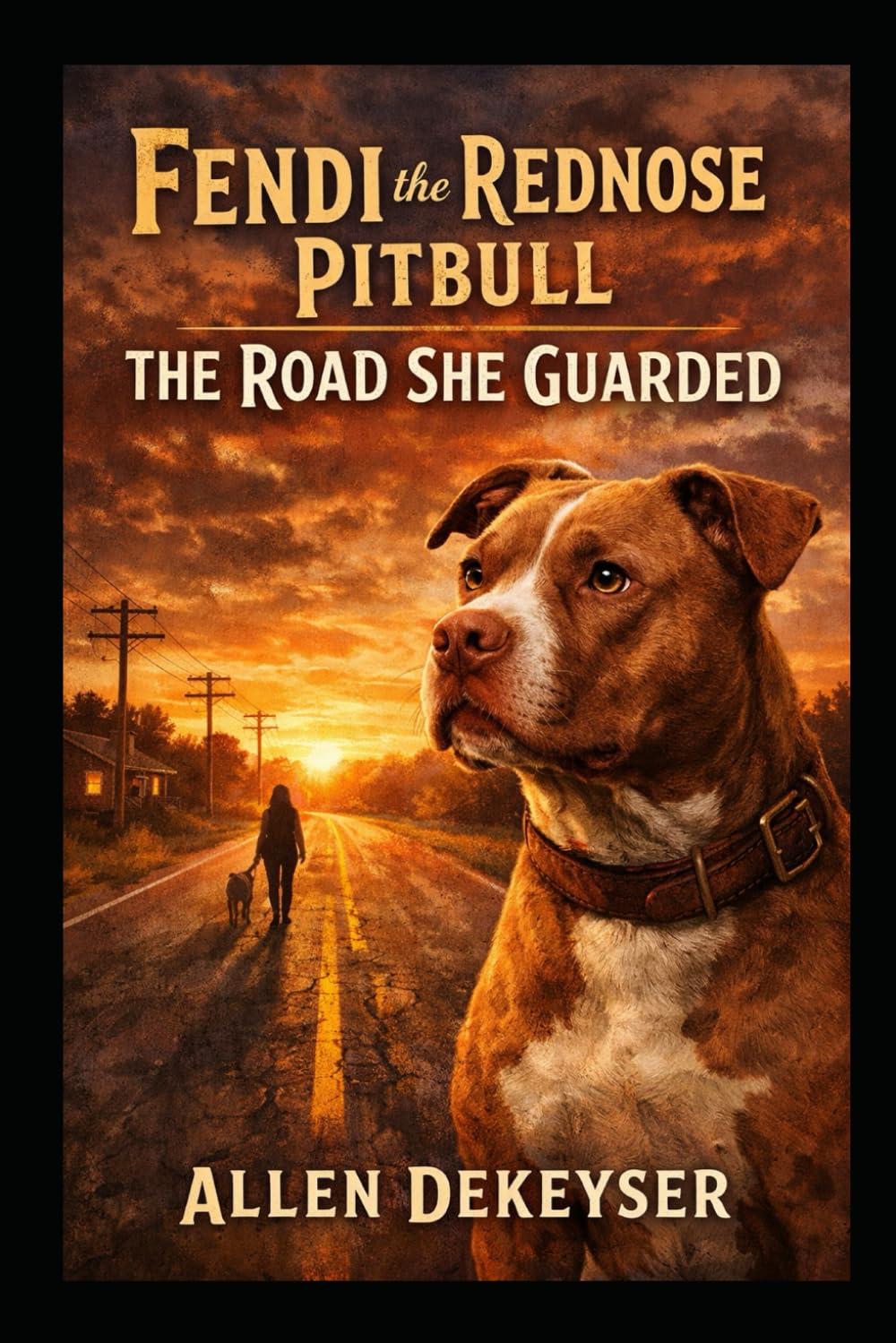 Fendi the Rednose Pitbull: The Road She Guarded (The Heart of Fendi Series)