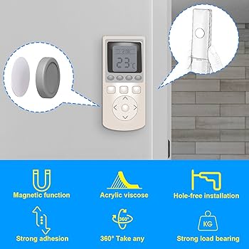 NEW Magnetic Remote Control Holder Wall Mount, Upgrade Remote Holder