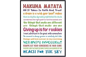 Motivational Disney Bulletin Board - Hakuna Matata