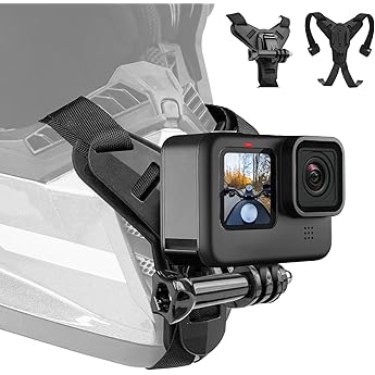 Haoyou Helmet Chin Mount Strap Compatible with Gopro Hero 13 12 11 10 9 8 7 and