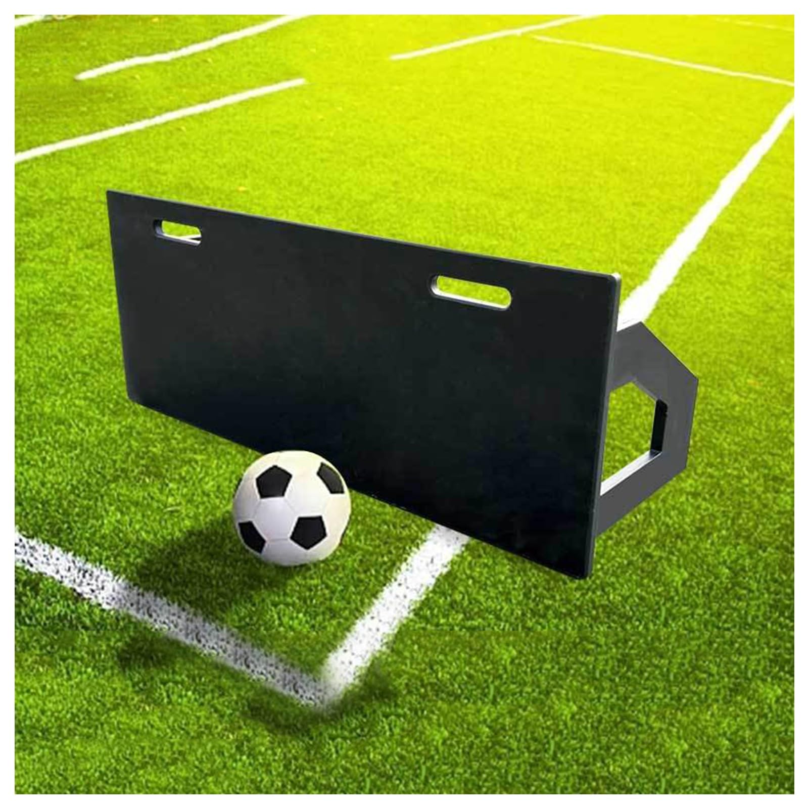 Gykozy Football Rebound Board,Foldable Football Training Equipment,Portable Dual Surfaces Football Rebounder,Adjustable Angle,For Passing And Control Skills Training
