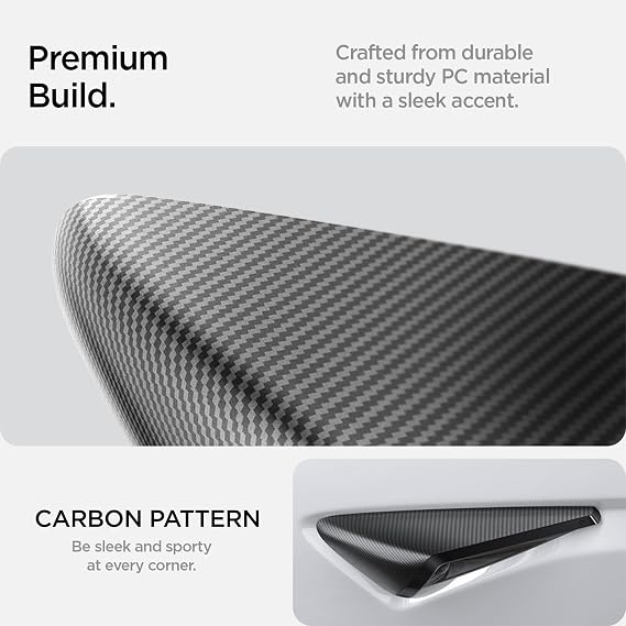 Spigen Tesla Model Y Juniper 2026-2025 & Legacy 2024-2023 Araç Kamera Koruma Kapağı TO410 Karbon - ACP07124 (Spigen TR Garantili)