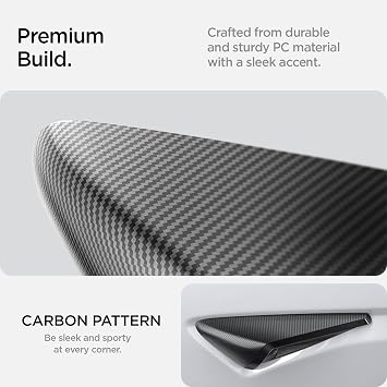 Spigen Tesla Model Y Juniper 2026-2025 & Legacy 2024-2023 Araç Kamera Koruma Kapağı TO410 Karbon - ACP07124 (Spigen TR Garantili)