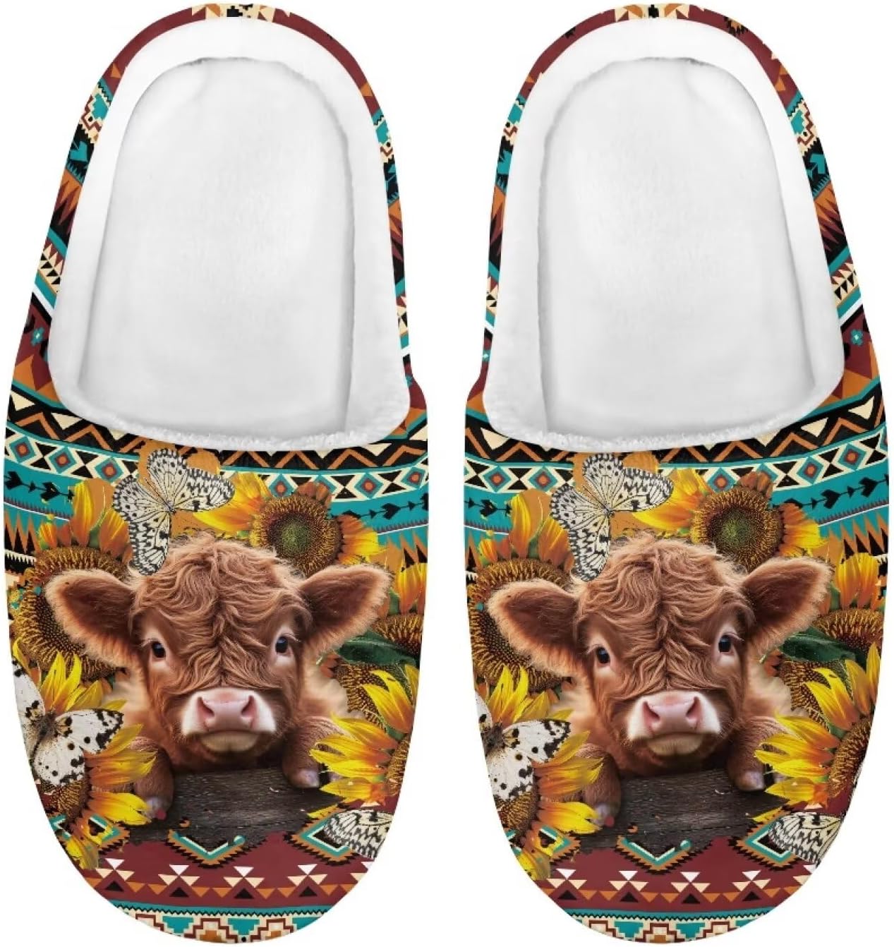 Slippers for Kids Warm Plush Slippers Non Slip House Slippers Winter Cozy Bedroom Slippers