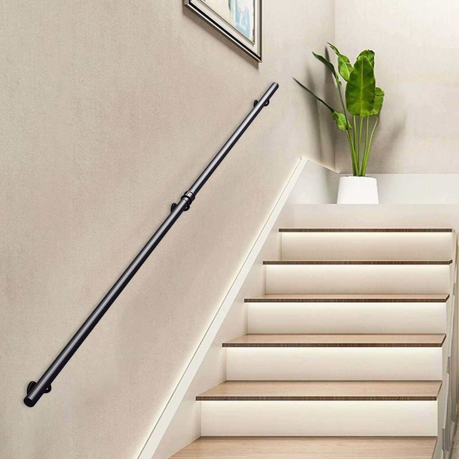 Rampe d'escalier antidérapante pour éviter les chutes à la maison