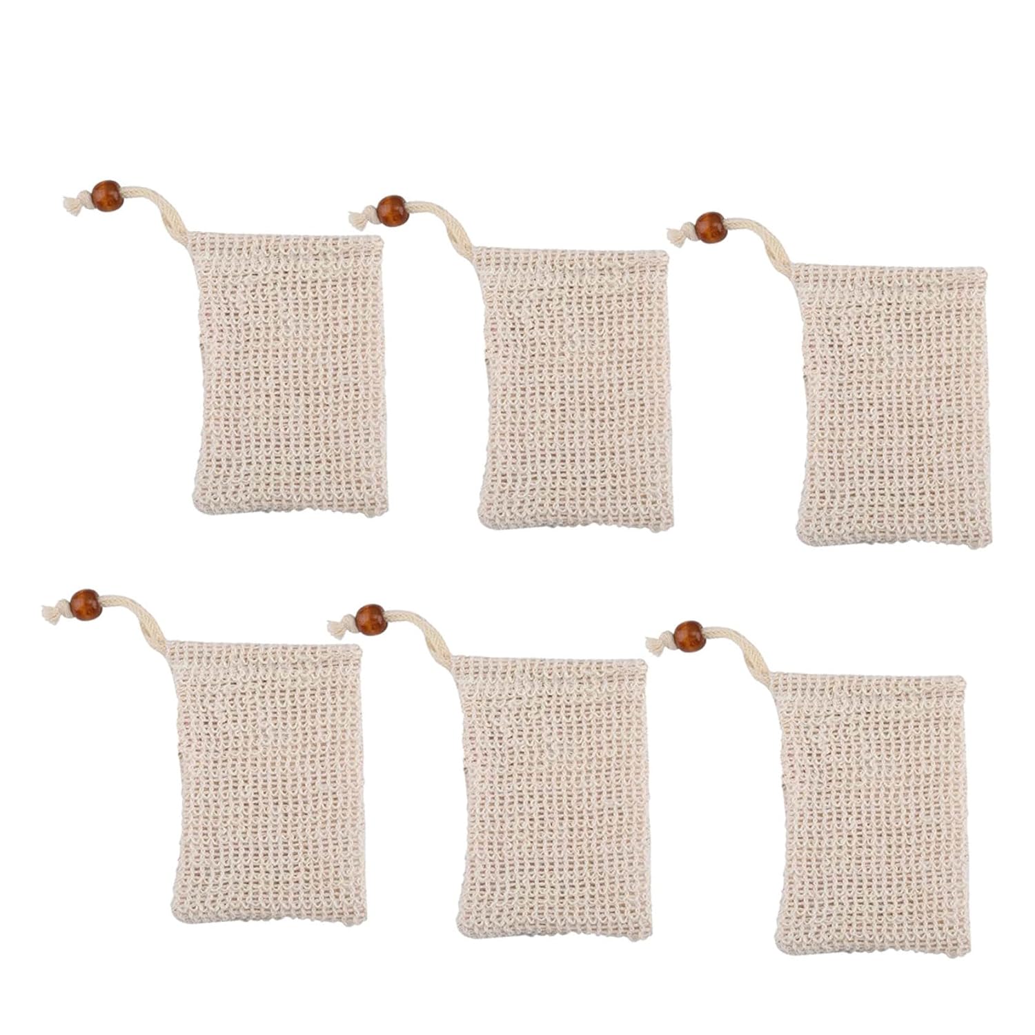 6pcs Foaming Soap Pouch for Face Body Cleansing Easy Creation for Shower Spa Use for Makeup Removal Skin Care
