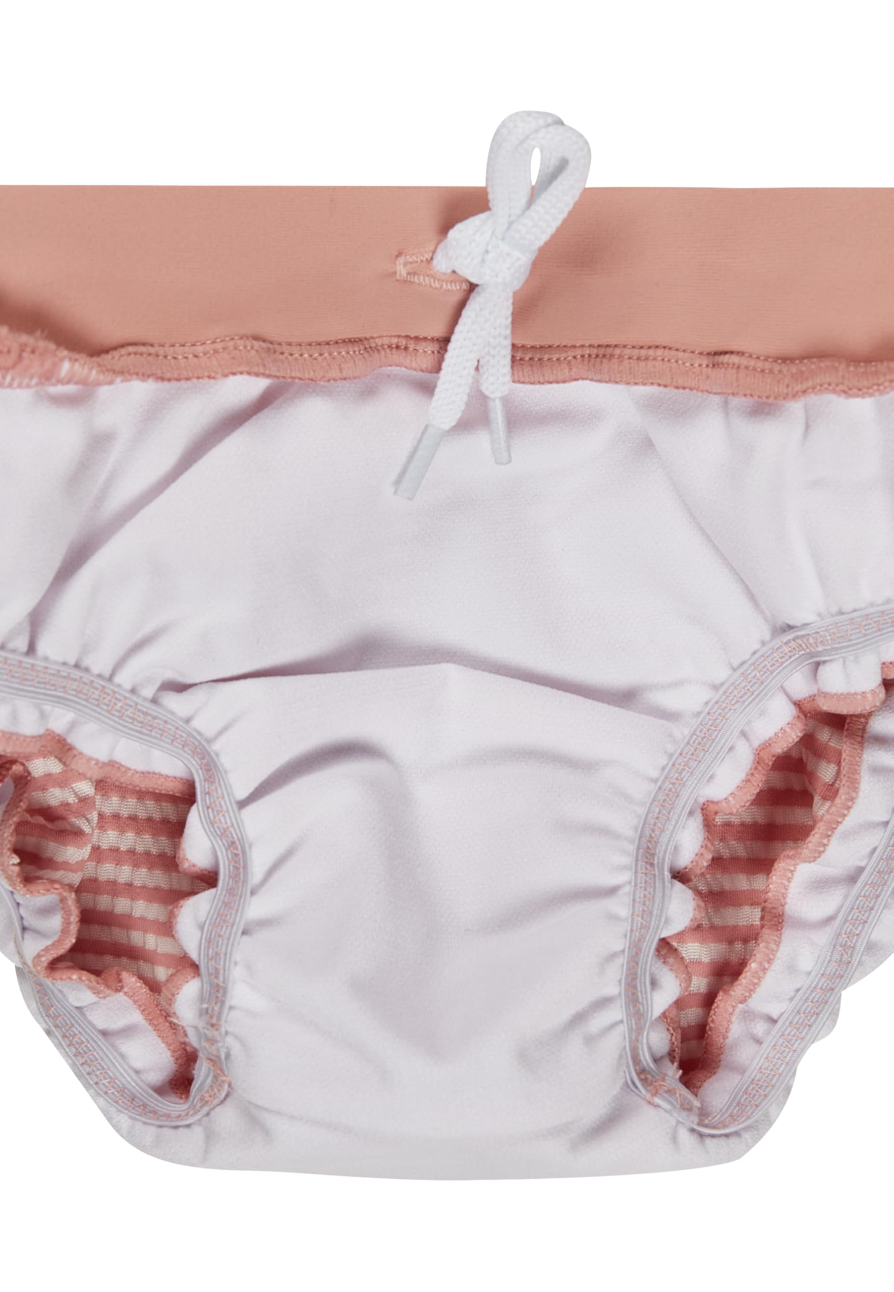 Sterntaler Badehose Seepferdchen – Baby- & Kinderschwimmhose aus Bademodenstoff mit Elasthan, Seepferdchen-Druck, Seersucker-Optik, Kordelzug und UV-Schutz 50+ – Zartrosa, Größe 116