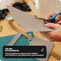 Netuno Szürke Kartonpapír A4 Méretben - 20 Lapos Csomag, 1,5 mm Vastag, Kézműves Projektekhez, Scrapbookinghoz, Kreatív Alkotásokhoz 5
