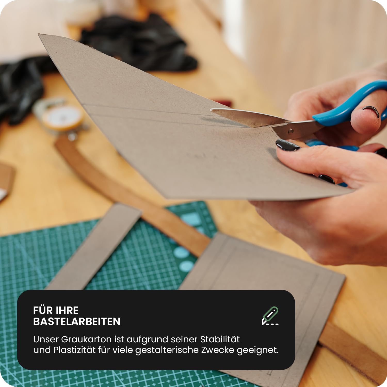 Netuno 40x carton gris A4 210 x 297 mm (20 feuilles 1 mm + 20 feuilles 2 mm) carton pour reliure papier cartonné gris pour loisirs créatifs calendriers travaux manuels couverture à reliure puzzles