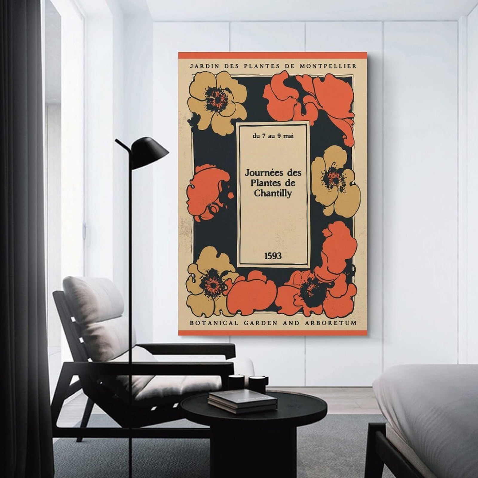 Junmoney Decorative Canvas Print Montpellier Botanical Gard, 24x36inch(60x90cm), for New Homes, Bedrooms Or Workspaces, A Wall Art Gift for Fresh Interiors
