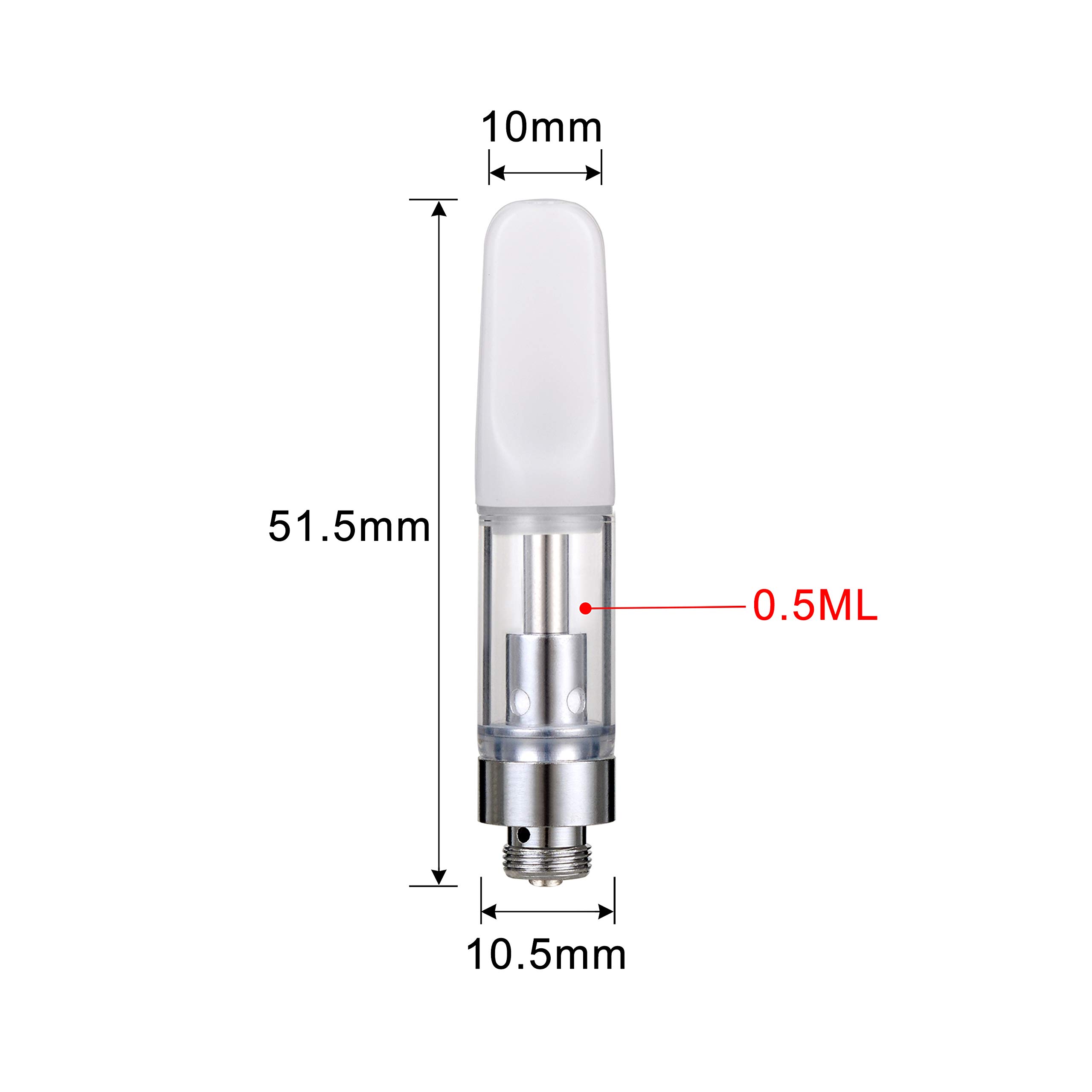 Amazon.co.jp: WOLFTEETH 5 パック 0.5ML CBD アトマイザー セラミック