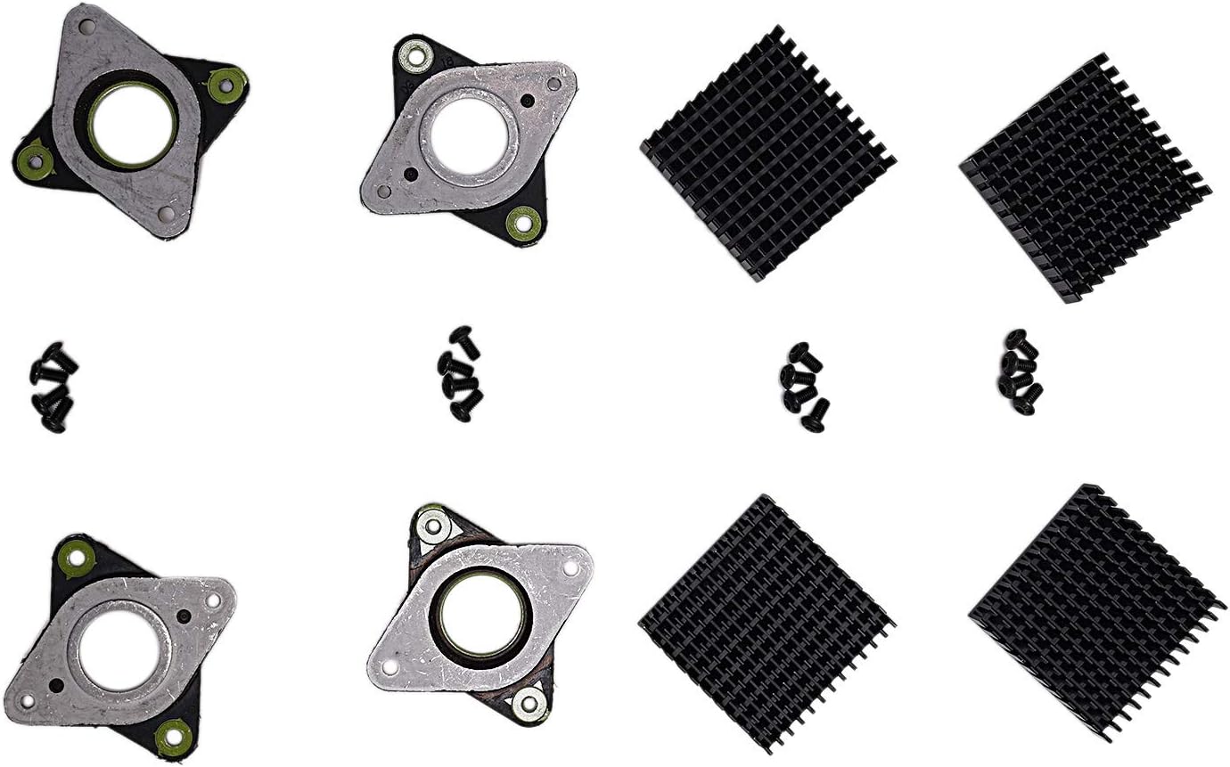 Basage 1 Set Stepper Damper and Heat Sink Nema 17 Nepal Ubuy