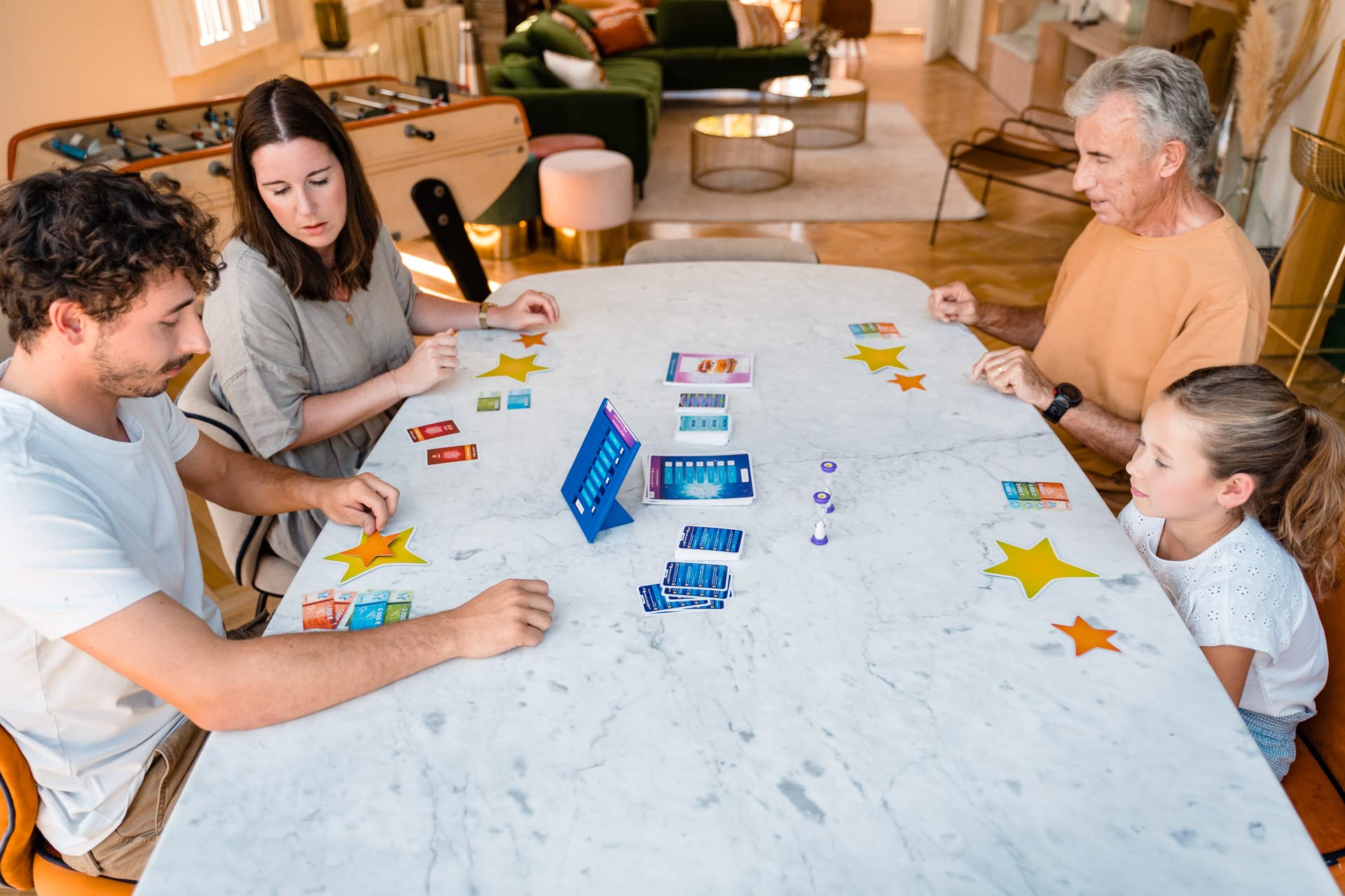 Dujardin - Les 12 Coups de Midi – TV-Spiel – Fragen-Antwortspiel – Lernspiel – zum Spielen mit Familie oder Freunden – Spielbar für 2 bis 4 Spieler – für Kinder ab 7 Jahren