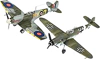 Vista 3 de Revell RV03710 Juego de Combate Bf109G-10 & Spitfire Kit de modelo de plástico, sin pintar