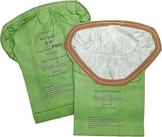 Green Klean Filter Bag for ProTeam PRO Series 6Qt Backpack, 10/Pk (GK-PT PRO6QT-P)
