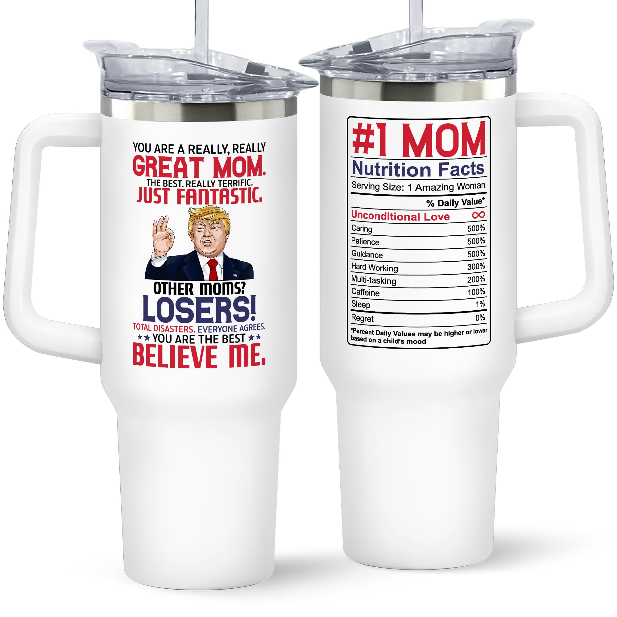 Gifts for Mom from Daughter Son - Mom Birthday Gifts, Birthday Gifts for Mom, Mother Birthday Gifts - Mothers Day Gifts, Mothers Day Gifts for Mom Wife - New Mom Gifts for Women - 40 Oz Mom Tumbler