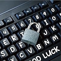 Vista 5 de 5400 calcomanías de letras, 60 hojas de calcomanías del alfabeto, vinilo de 0.5 pulgadas, autoadhesivas, varios colores, números de buzón