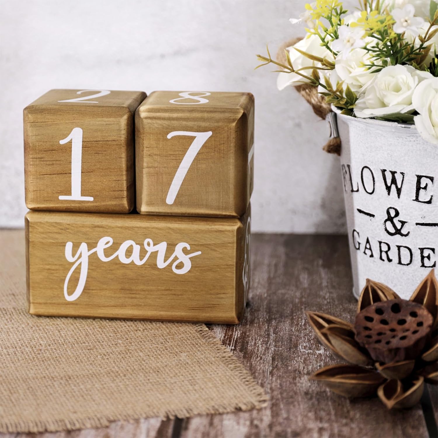 Baby Monthly Milestone Blocks for Boy or Girl, Milestones Age Photo Block Set for Baby Shower, Pregnancy Countdown, 7 Pcs