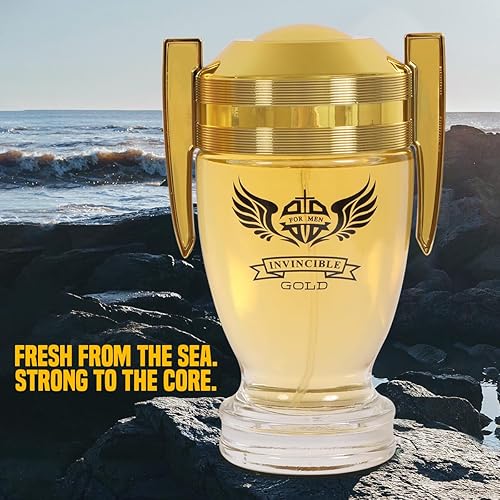 Miniatura 6 de Invicible Gold Spray Perfume - Eau De Parfum para Hombre - 3.4 fl oz  3.4 fl oz