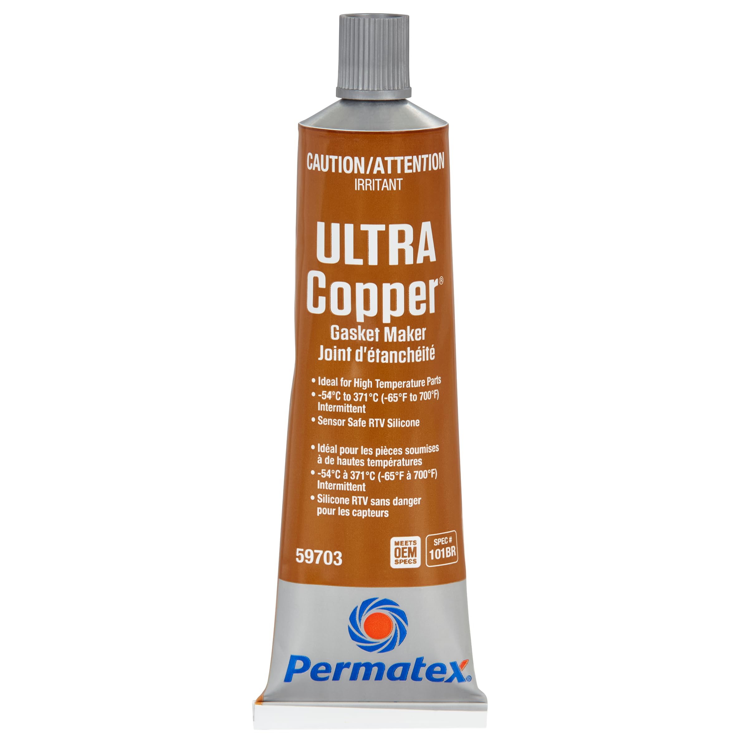 Gasket Sealant Permatex Ultra Copper RTV Silicone Gasket Maker - 2 Pack ...