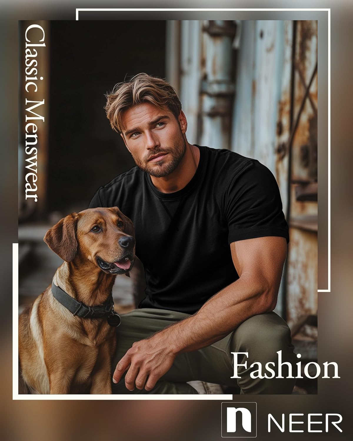 Neer 3 Pack Men's Big and Tall T-Shirts Cotton Short Sleeve Crewneck Plus Size Tee Shirts Hipster Longline Tops(Dark Grey, Light Gray, Black,XX-Large) - Image 7