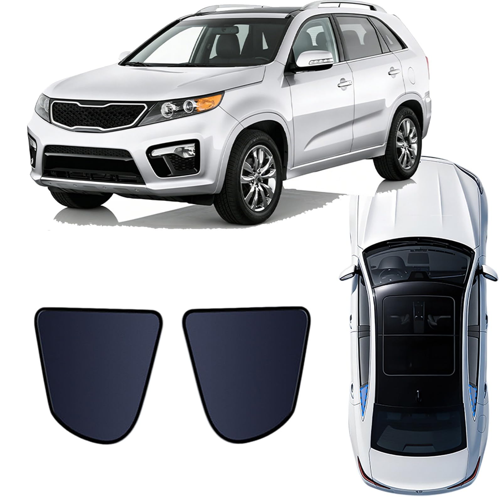 Pare soleil KIA Sorento 2009-2014 fini la chaleur rideaux magnétique camping
