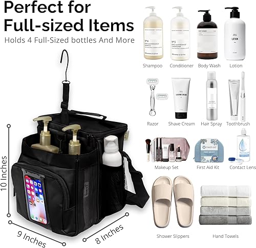 Miniatura 9 de TERRA HOME XL - Esenciales de dormitorio para niñas y chicos con almacenamiento adicional, parte inferior de malla duradera, correa para el hombro,